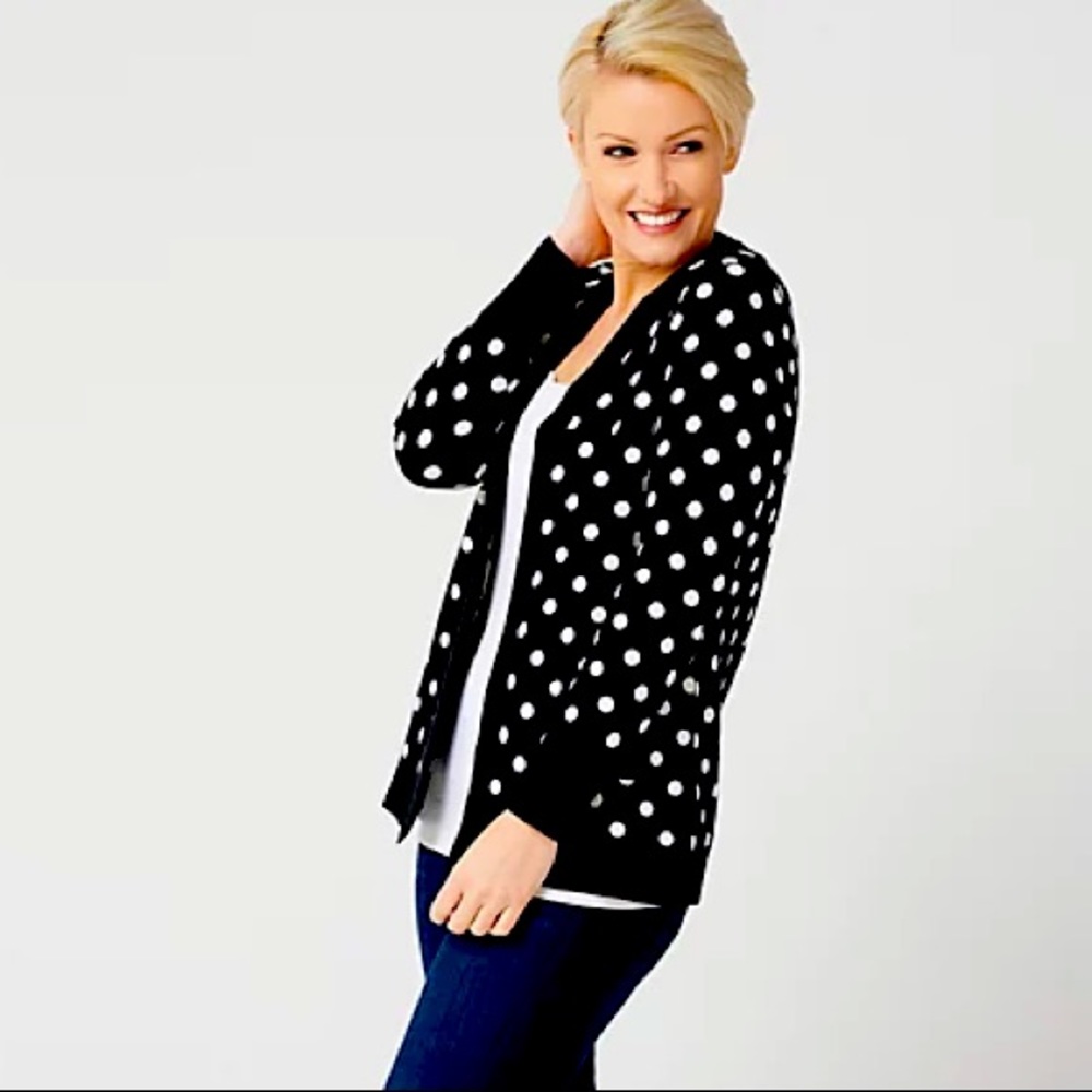 Isaac Mizrahi long sleeved cardigan sweater